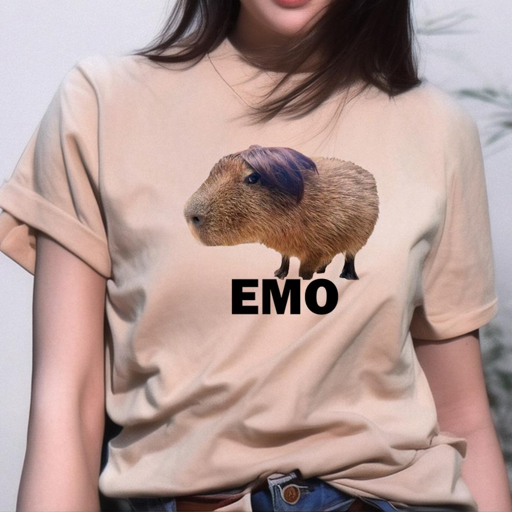 Capybara Top Women Graphic Summer Anime Tshirts feUnisex Comic Funny Unisexga Clothing