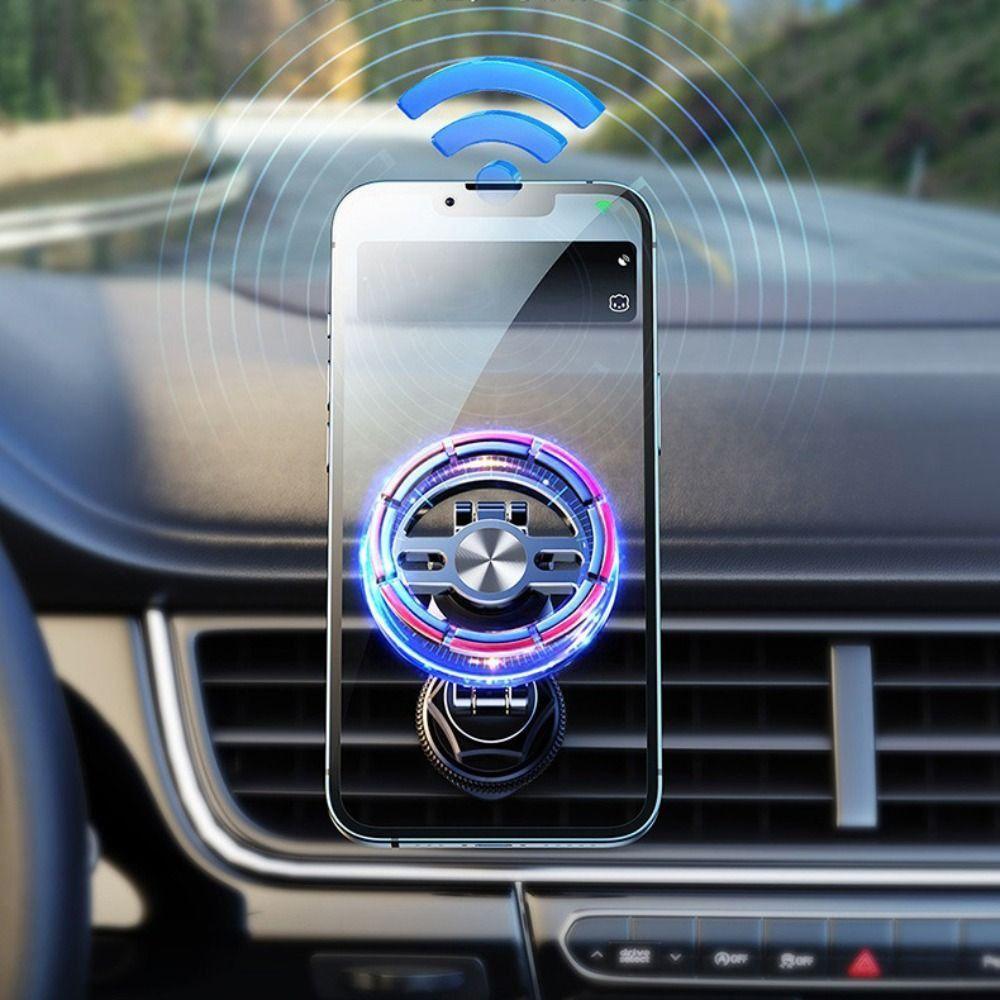 Foldable Design Car Air Vent Holder Magnetic Mobile Stand Car Magnetic Phone Holder Fast Charging