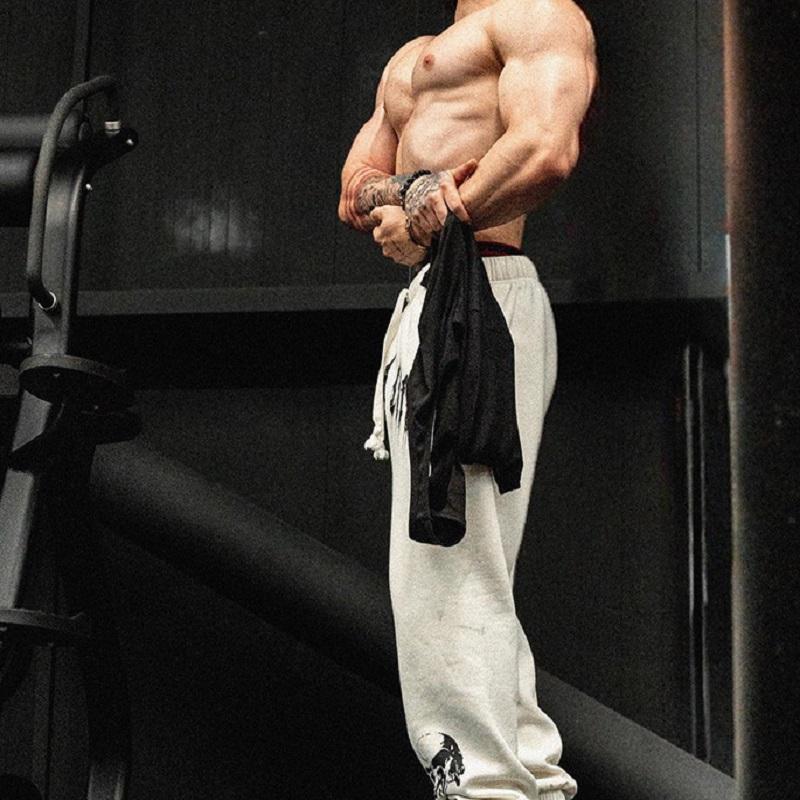 Frühling Herren Jogginghose Europa Die Vereinigten Staaten Lange Sport Freizeit Fitness Training Hosen Gym Mann Hosen