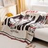 Copridivano in cartone animato Letti a doppio uso Blanekets Coperta da tiro Tappetino da picnic con divano letto in nappa Decorativo universale