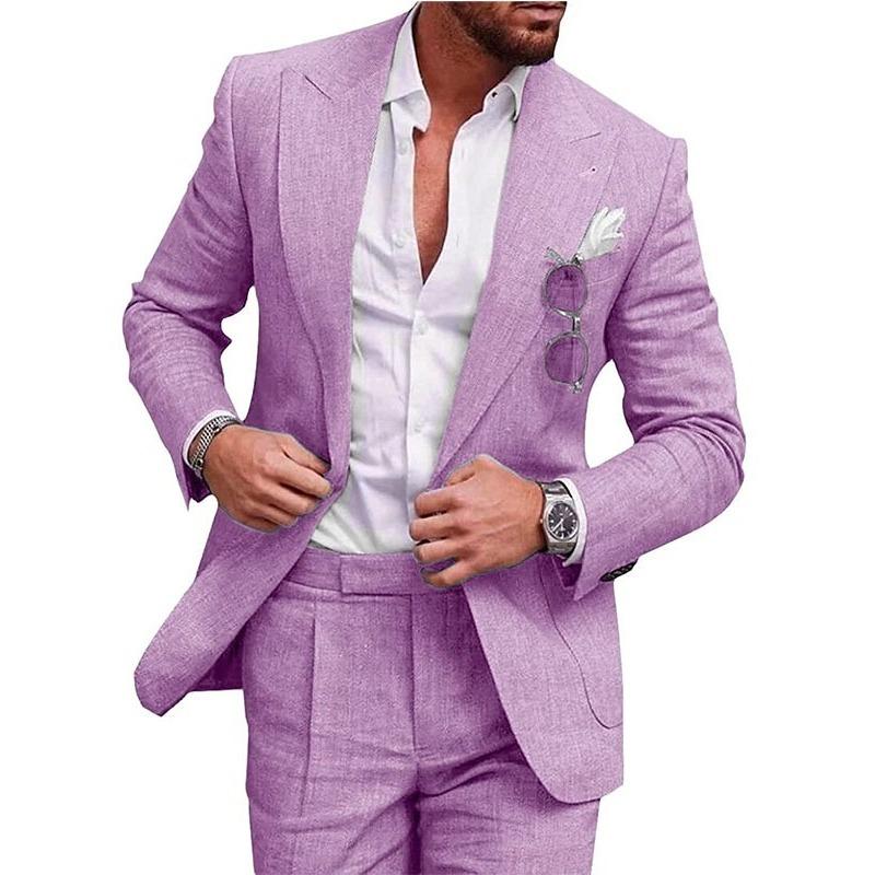 Ultimi Abiti Da Uomo In 3 Pezzi Abiti Da Ballo Formali Da Uomo Blu Scuro Smoking