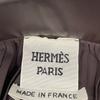 Hermes 21AW Brown Leather Belt Pleated Long Skirt Skirt 34 BrownUsed