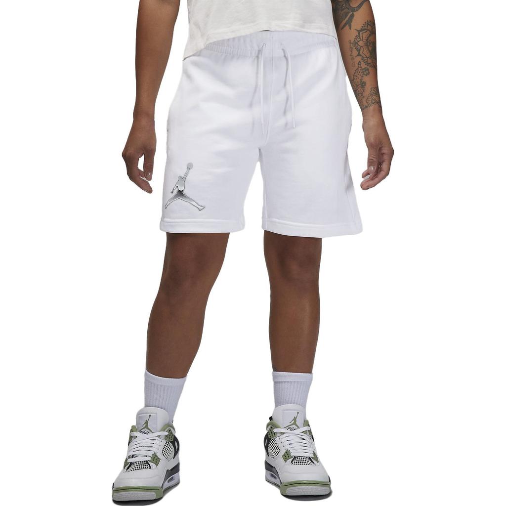 (WMNS) Air Jordan Brooklyn Fleece Shorts 'White' Women's DZ3388-100