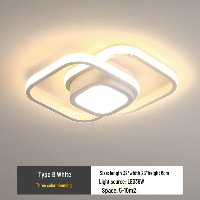 Modern Minimalist Ceiling Light for Living Room, Bedroom, Hallway, or Balcony