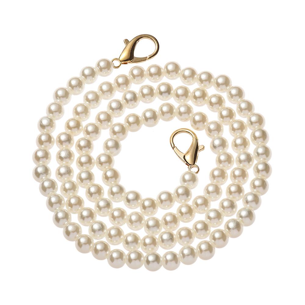 Fashion Shoulder Bag Straps Accessories Long Beaded Chain DIY purse Replacement Bags Handbag Handles Pearl Strap