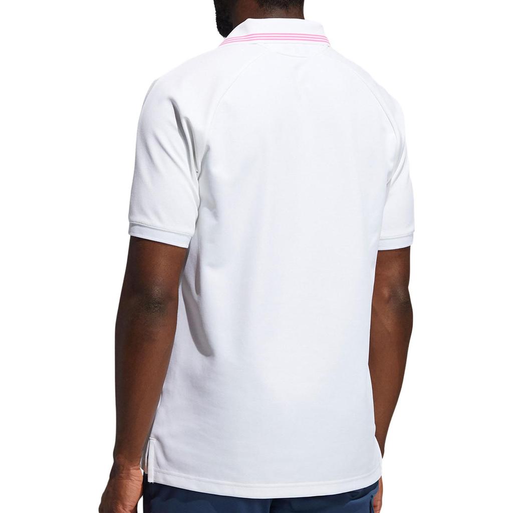 adidas Polo Shirts Men's White Polo Collar Moderate Straight Fit GS9472