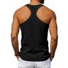 Herren Freizeit Gestreiftes Stretch Sport Tanktop Feuchtigkeitsableitend Schnelltrocknend Atmungsaktiv Basisschicht Fitnessstudio Weste für Sporttraining