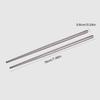 Titaniums Folding Chopsticks with Easy Storage Design High Hardness Materials Suitable for Long Service Use In Hiking