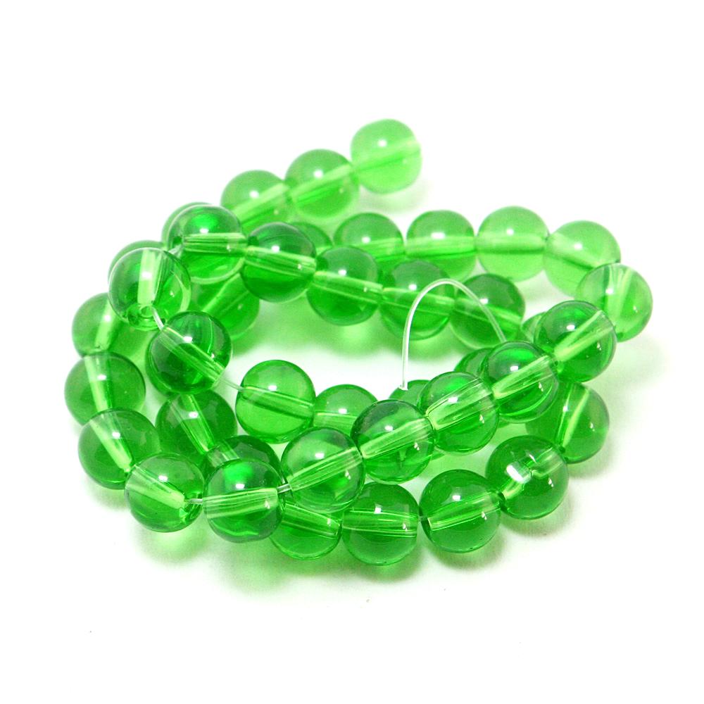 

29-75шт стеклянные круглые бусины для изготовления ювелирных изделий DIY браслет-ожерелье 8mm 40pcs