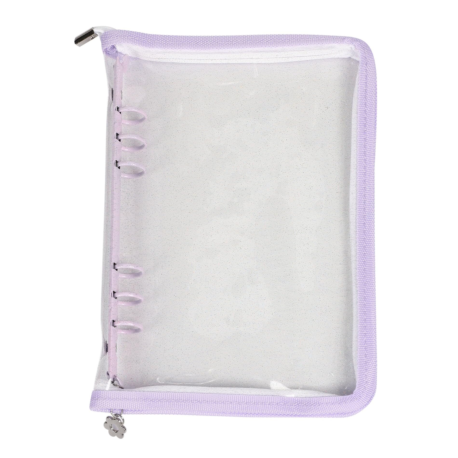 

Oshikatsu Trading Card A5 Large Capacity Includes 10 Zippered Clear Easy to Sparkly Card Case for Organizing Your Collection File, Size, Storage, фиолетовый