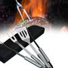 Premium Stainless Steel Bbq Tool Set For Outdoor And Home Use Includes Tongs Fork And Spatula