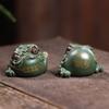 Argile Pourpre Yixing Grenouille Animal de Compagnie pour Thé Modèle Ancien Porte-Bonheur Figurine de Thé Jouets Jouets Statuette de Thé Ornements Fournitures Savoir-faire Collection