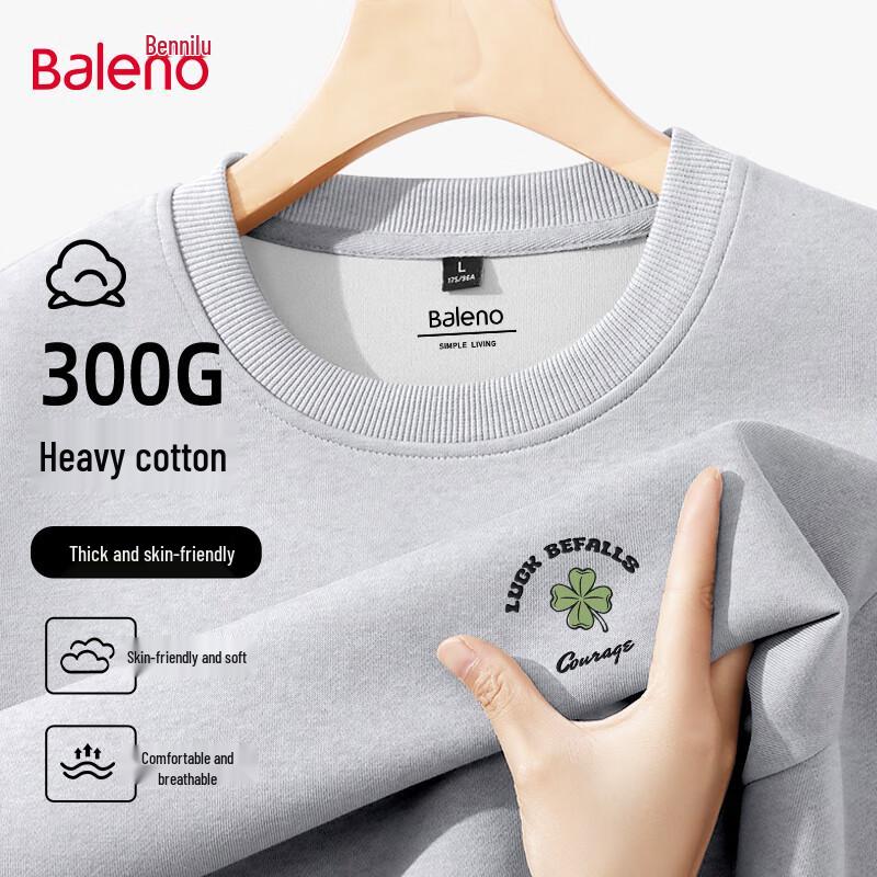 

Baleno Men s 300g Heavyweight Retro Casual Sweatshirt 2XL