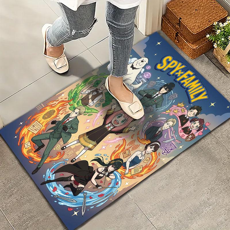 Spy Family Carpet Rug For Living Room Bedroom Home Sofa Decoration Kids Play Nonslip Floor Mat