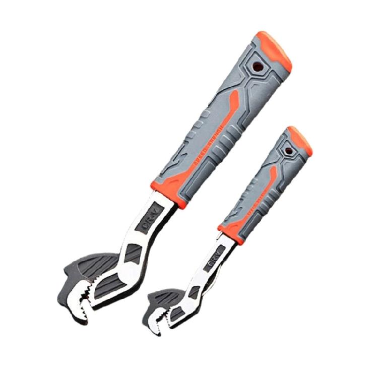 

Auto Locking Adjustable Wrench High Torque Resistance Ergonomic Handle Suitable For Plumbing And Machinery Maintenance
