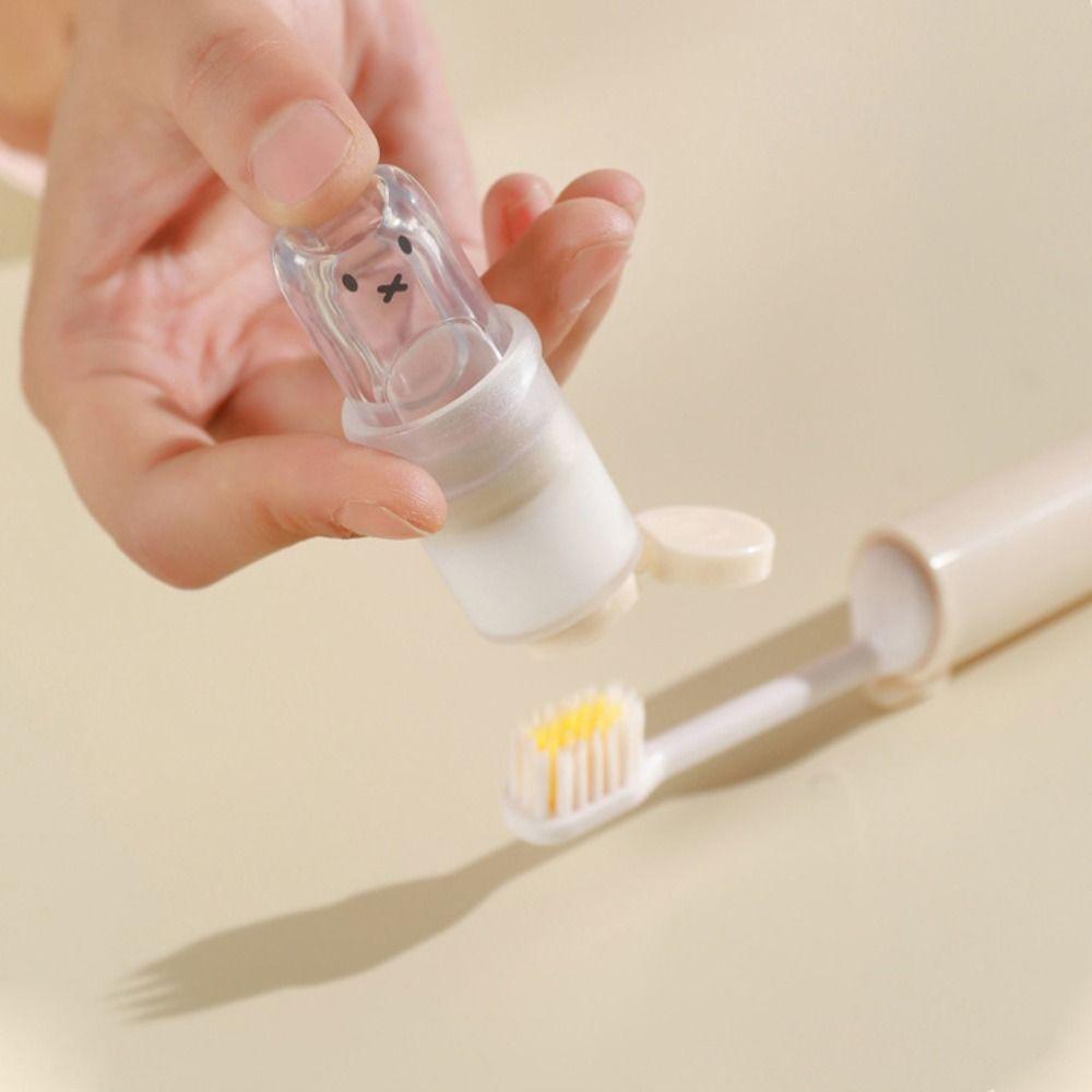 2-IN-1 Travel Toothbrush Portable Toothbrush Set  for Outdoor Camping Travel