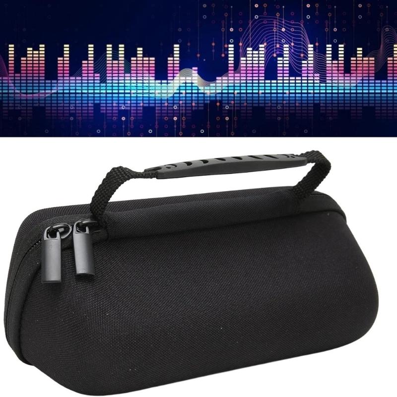 Hard EVA Case for 2 Bluetooth-compatible Speaker Travel Protective Carrying Storage Bag