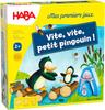 Jeu De Société - Haba - Vite Petit Pingouin - 2 Joueurs - 2 Ans Et Plus - Motricité Fine