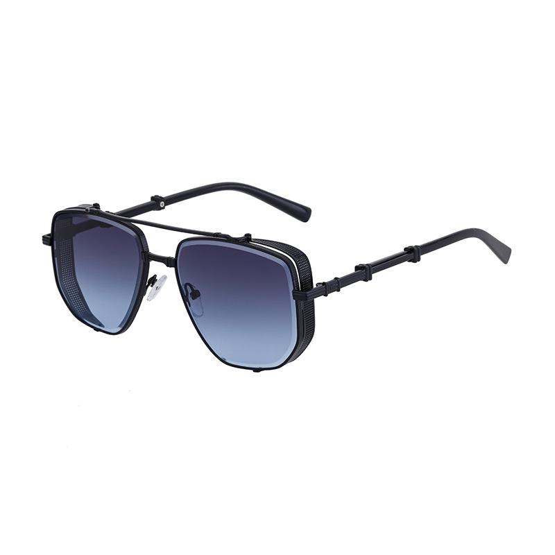 

JYL TS Men s Retro Square - Punk-Style Fashion Sunglasses ZS-98253 c-4817 титану, жовтий колір