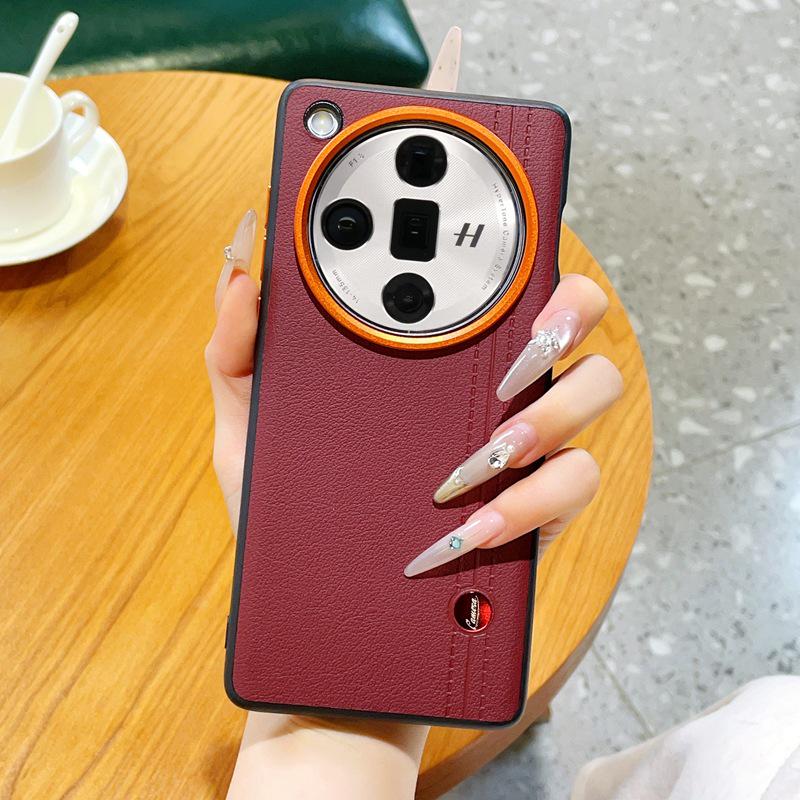 OPPO Find X9 Ultra/Find X8S+ Dual-Line Leica Leather Drop-Proof Phone Case