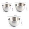 Non Slip Metal Sanding With Scale Kitchen Mixing Bowl Baking Tool Egg Whisking Pan Salad Bowl