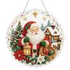 Christmas Hanging Ornament DIY Kit with Adhesive for Holiday Tree Decorations
