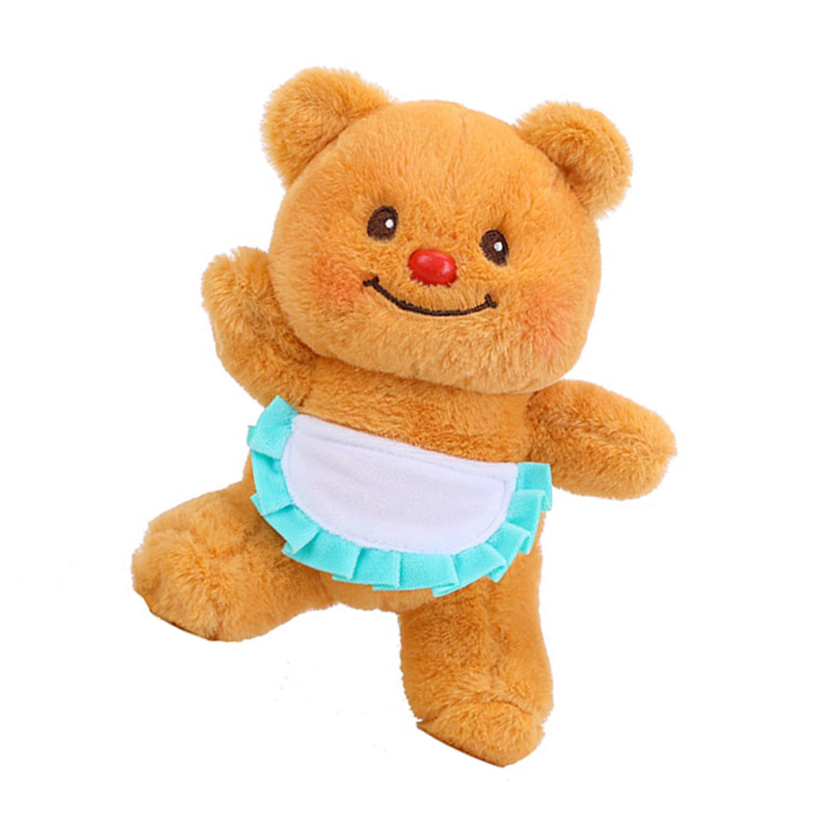 

Cartoon Butter Bear Plush Toy Fridge Magnet for Refrigerators Decoration Cute Plush Dolls Sticker for Household Use