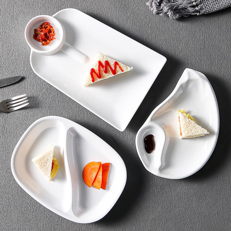 Berlain White Melamine Dumpling Plates (10-Pack)