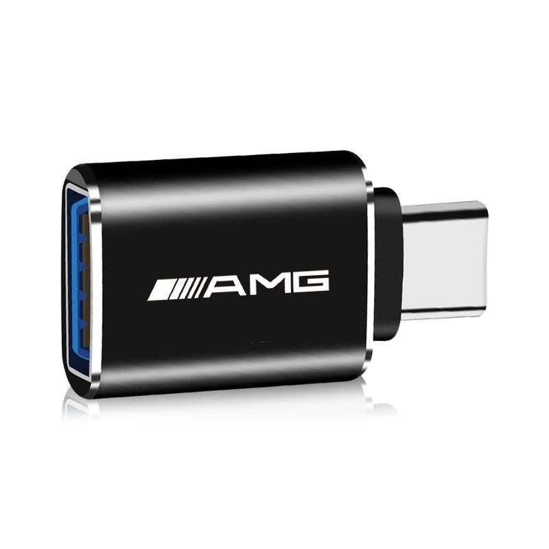 1 ks Nabíjecí adaptér do auta Typ-C na USB Konvertor Autopříslušenství Pro Mercedes-Benz C500 C200 C300 B C E GLA CLA GLK GL ML GLE Třída Autopříslušenství