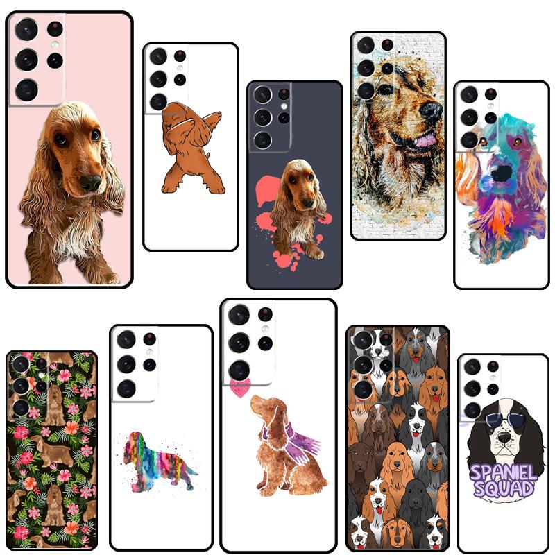

Чехол для телефона с изображением английского кокер-спаниеля для Samsung Galaxy S22 Ultra S8 S9 S10 Plus Note 20 Ultra S20 FE S21 Ultra Galaxy S10 Plus