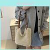Stylish Woven Beach Tote Bag For Women With Large Capacity And Chic Design