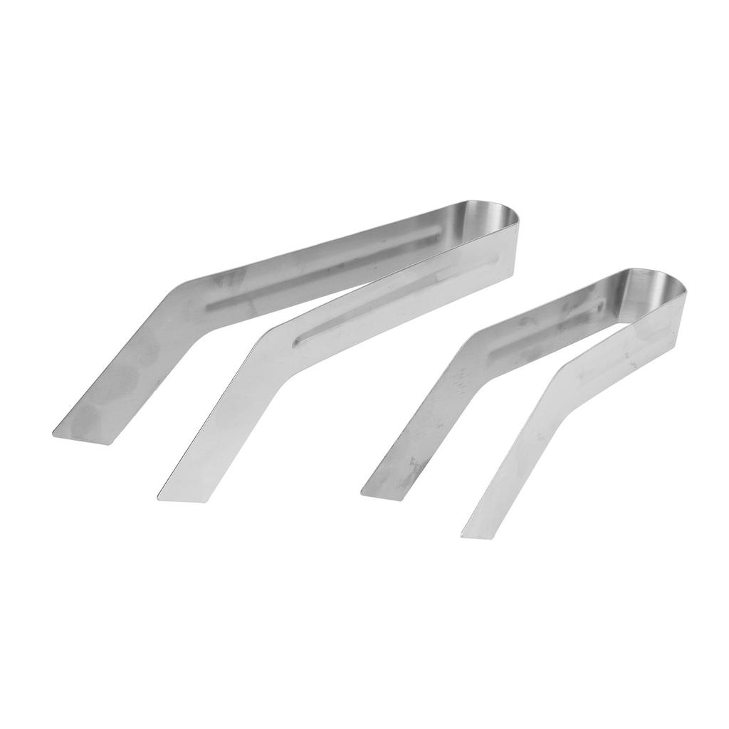 2pcs Stainless Steel Gardening Plants Transplant Tong Plant Remove Transplant Plier for Reducing Root Damage