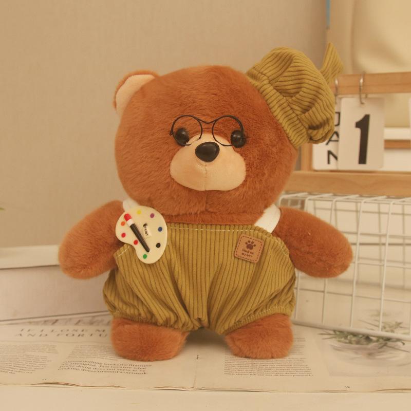Literary William Bear Series Dolls Cute Clothing Teddy Bears Plush Toys Animals Give Friends Birthday Gifts