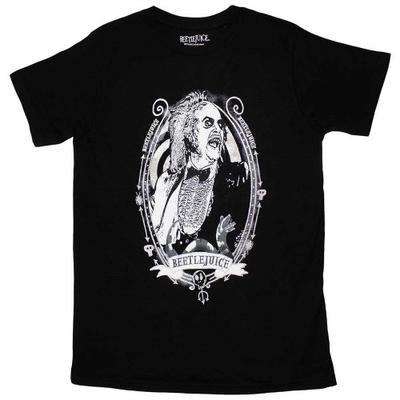 Beetlejuice Unisex Adult Beetle Frame T-Shirt