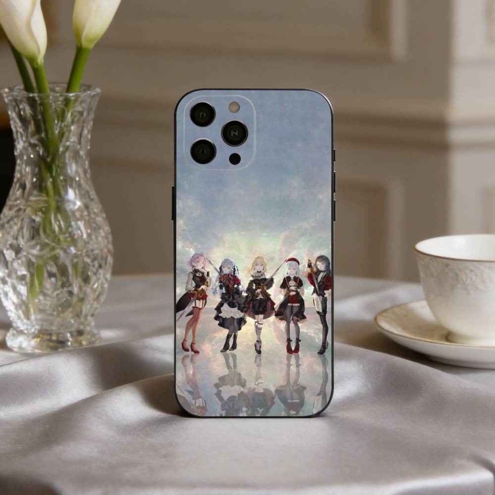 

Anime BanG Dream A-Ave Mujica Phone Case For iPhone 17pro,16,15,14,13,12,11 Plus,Pro Max,XS,Soft Silicone Black Cover iPhone17PRO