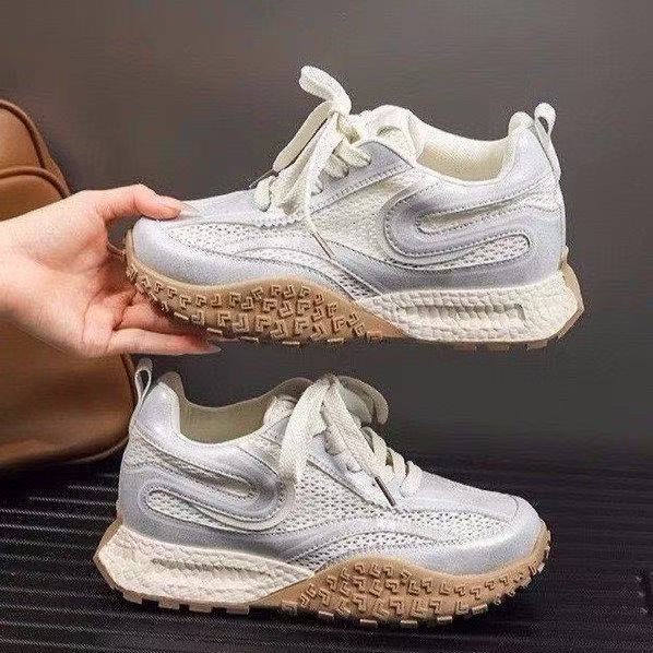 Sports dad shoes New ins trendy thick-soled mesh breathable casual Forrest Gump shoes in summer