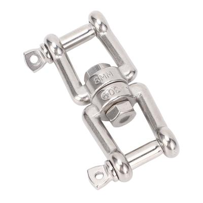 Stainless Steel Double Ended   Shackle 8 Shaped   Connector Marine Device for Ships Boat Yacht