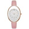 Minimalist Oval Women Watches Simple Elegant Ladies Wrist Watch Quartz Leather Female Clock Reloj Mujer Relogio No Bracelet