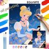 Digital Oil Painting Art Kit Princess Piano Handmade Diy Home Decorations
