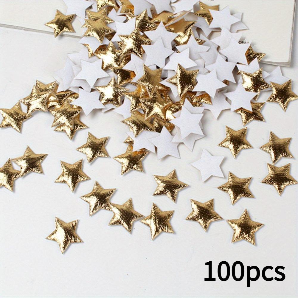 100pcs 1.9cm/0.75in 3D Sponge Star Stickers for Clothing, Shoes, Bags | Wedding Accessories