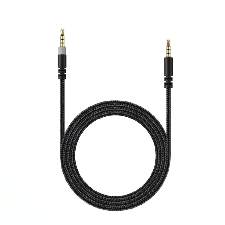 Reinforced Braide Replacement Audios Cable Durability Stable Signal Transmission for Headsets 3.5mm Auxiliary Cord