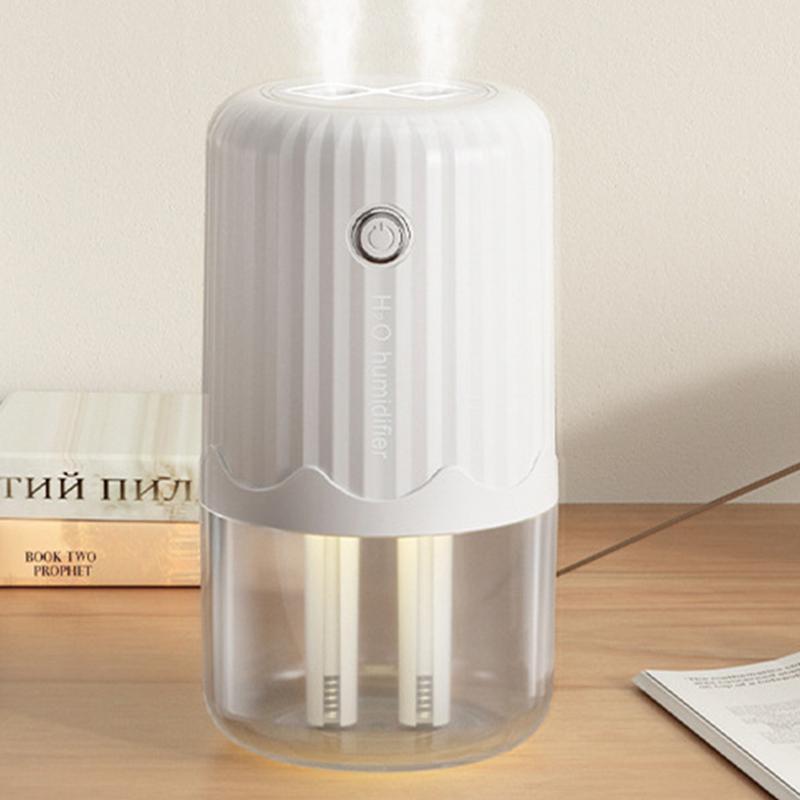 Osobisty Nawilżacz Powietrza Ładowany USB Nawilżacz Biurkowy Mały Ładowany Podwójny Spray Duża Pojemność Nawilżacz Powietrza Cichy Biurkowy