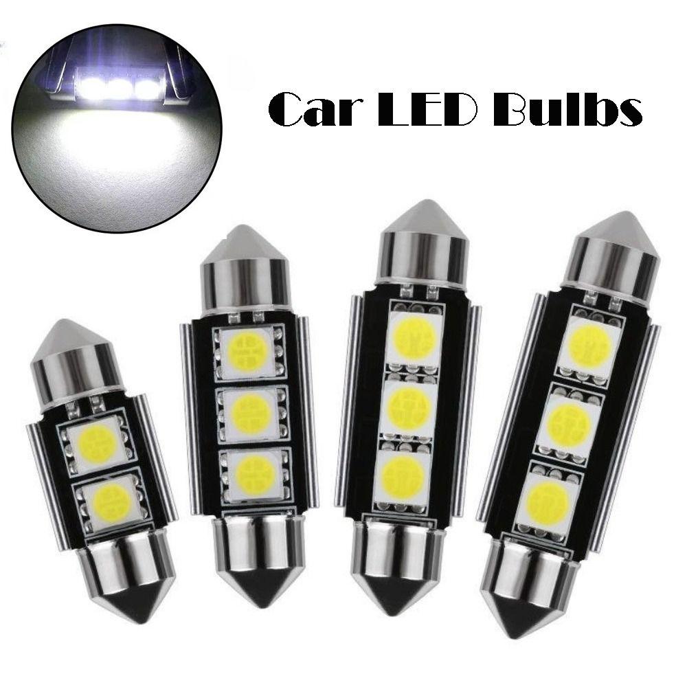 10 Pcs 31/36/39/41MM Festoon LED Bulbs 12V Reading Lighting Bulbs Car Dome Light  Reading Light