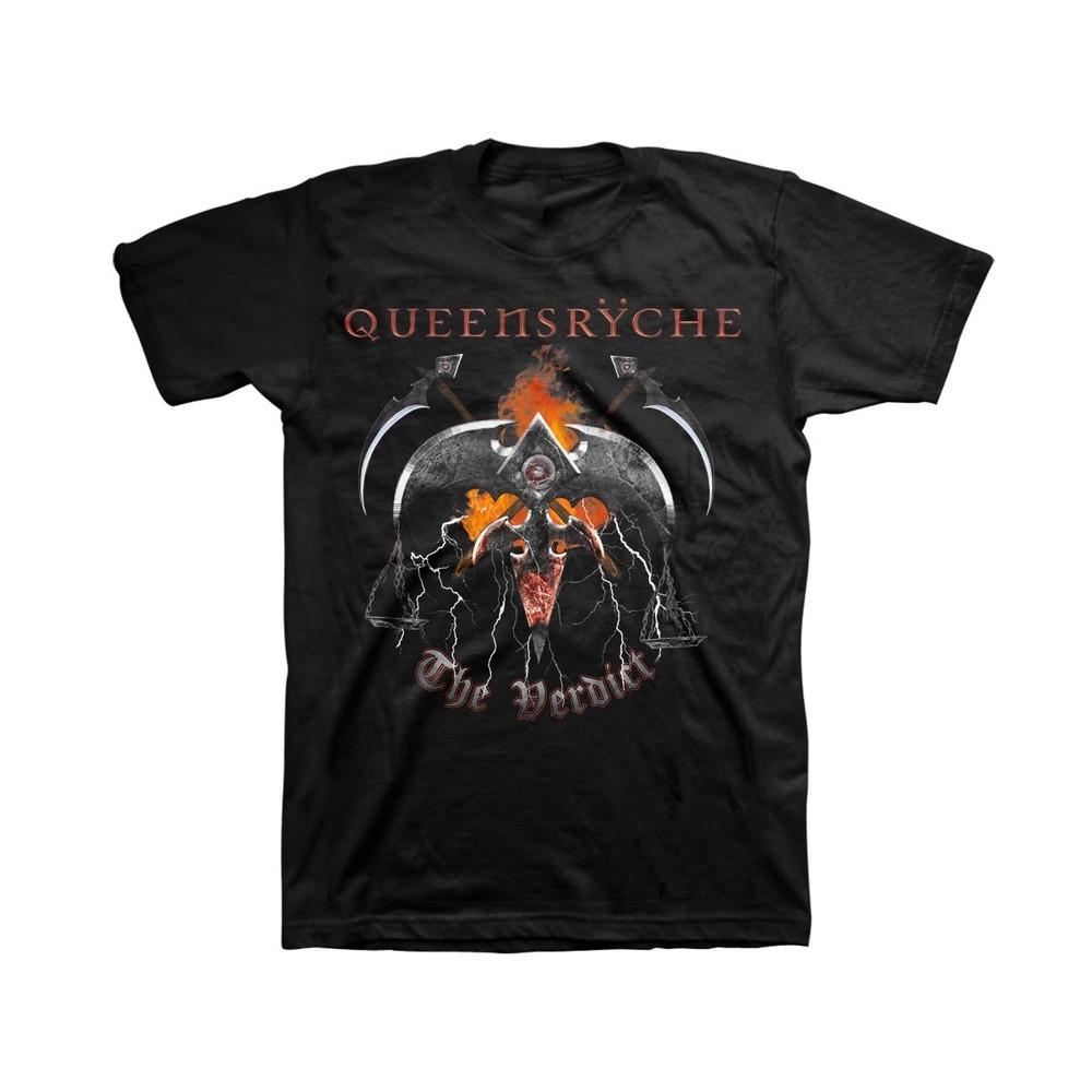 

Vintage Queensryche The Verdict Cotton Black Full Size Unisex Shirt MM954 Unisex T-Shirt XXXL