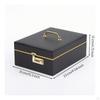 Boîte de rangement pour bijoux Verrouillable avec serrure Portable pour les navetteurs, les collectionneurs M