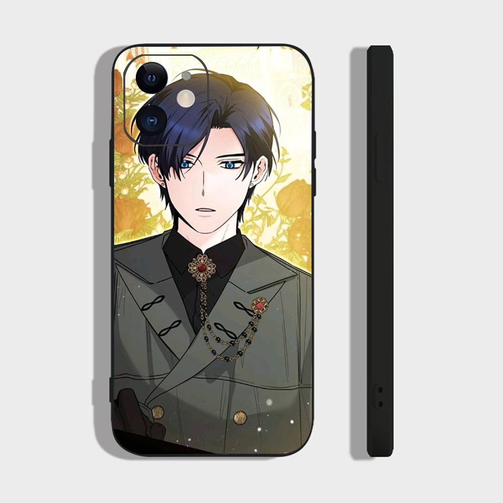 

Black Killer W-Whale Baby Korean Comic Phone Case For IPhone 17 Air 16 15 14 13 Pro Max 11 12 Black Silicone Cover IPHONE 13PRO