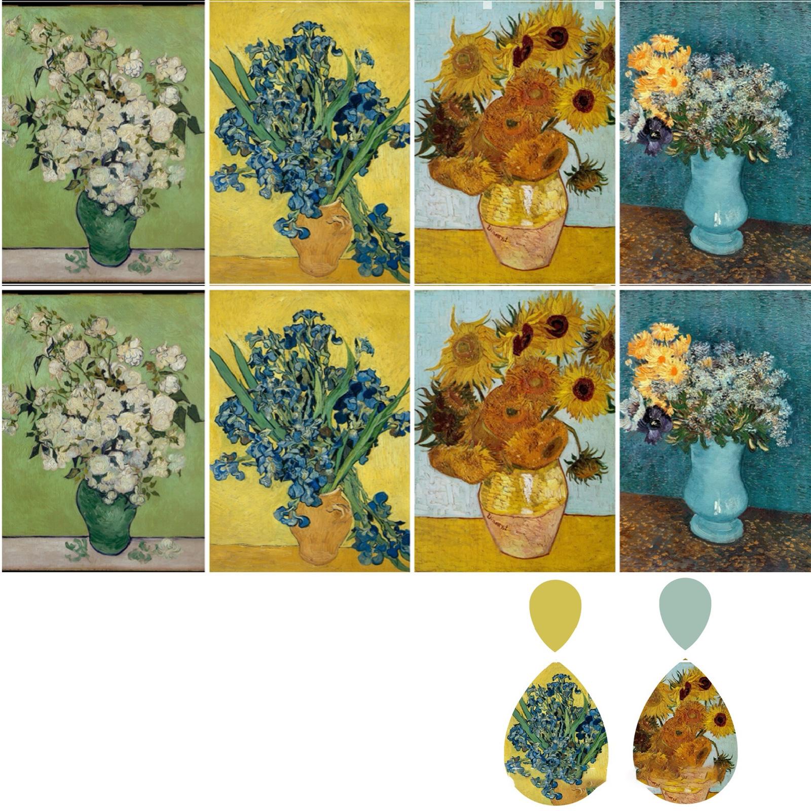 

Переводная бумага для переноса изображений из глины Бумага для переноса изображений из серии Monet Бумага для переноса изображений из воды Листы для переноса изображений из глины Простые в использовании для сережек из глины 9