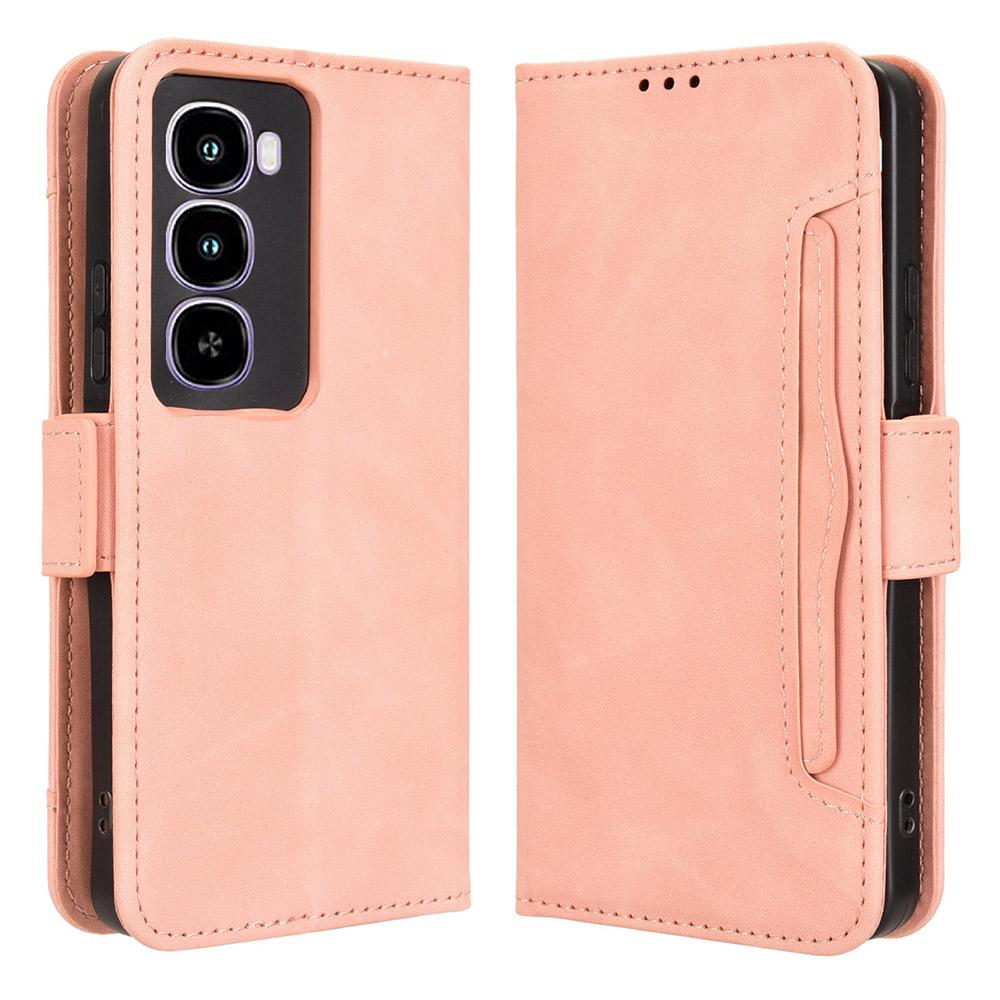 For itel City 100 4G Leather Case Phone Wallet Cover with Multiple Card Slots