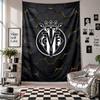 Villarreal FC Wall Tapestry Home Decor Wall Hanging Cloth for Bedroom Living Room Background