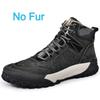 Fashion Luxury Brand Men Handmade Designer Winter Flat Outdoor Shoe Genuine Leather Men Antiskid Snow Ankle Boots New Work Walking Shoes